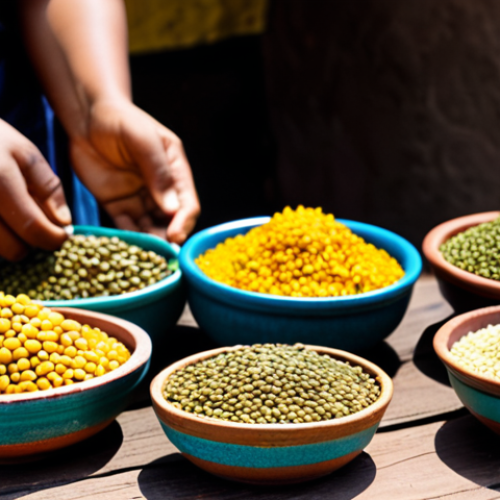 Home 20 **
A vibrant, close-up shot of various types of dal (mung, masoor, chola, arhar) displayed in traditional clay bowls. Natural sunlight illuminates the lentils, highlighting their textures and colors. In the background, a blurred image of a Bengali woman smiling, suggesting health and well-being. Keywords: healthy food, Bengali cuisine, lentils, nutrition, vibrant colors, natural light, safe for work, appropriate content, fully clothed (implied), family-friendly, professional photography, perfect anatomy (of hands).
**
